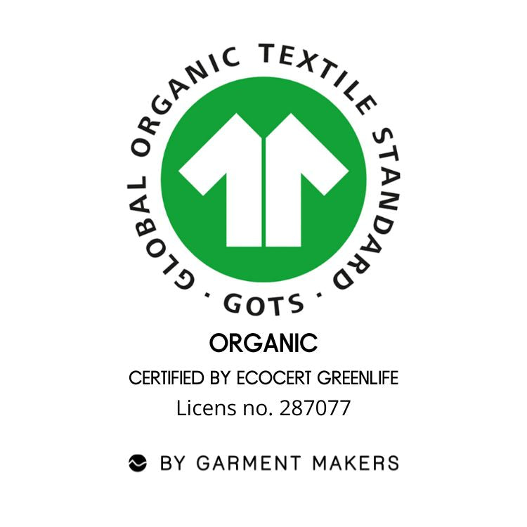 By Garment Makers Jones The Organic Hættetrøje GOTS Sweatshirt 1145 Light Grey Melange
