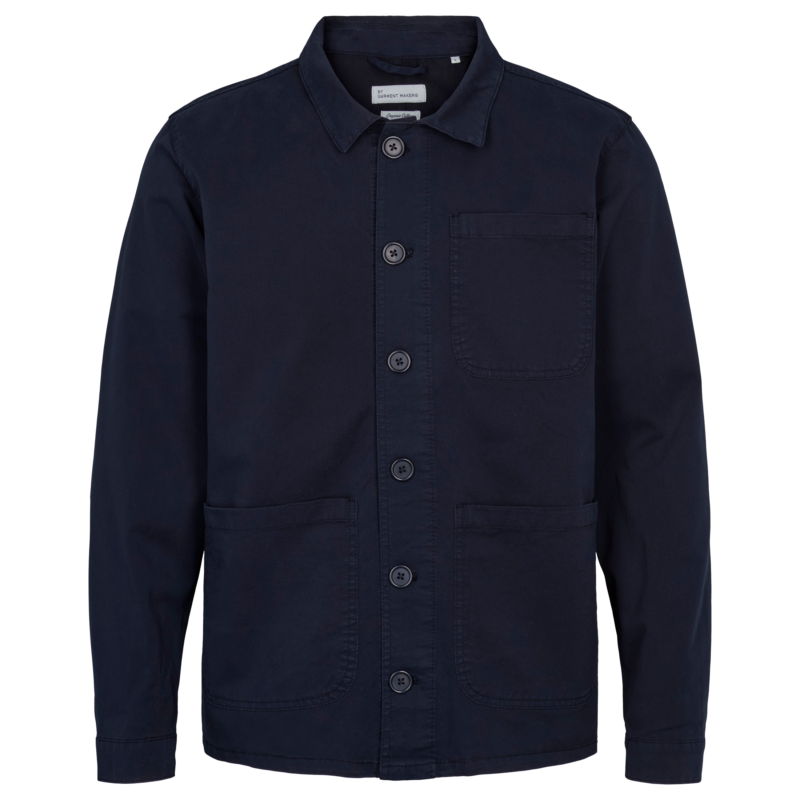 By Garment Makers The Organic Workwear Jacket GOTS jakke 3096 Navy Blazer